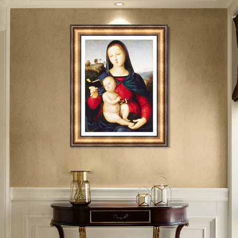 INVIN ART Framed Canvas Art Giclee Print Series#166 by Raphael/Raffaello Sanzio Wall Art Living Room Home Office Decorations