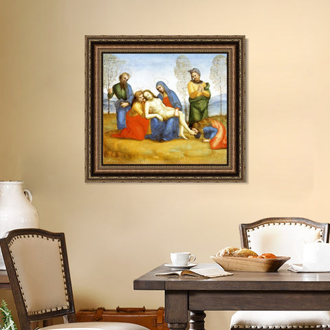 INVIN ART Framed Canvas Art Giclee Print Series#169 by Raphael/Raffaello Sanzio Wall Art Living Room Home Office Decorations