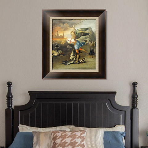 INVIN ART Framed Canvas Art Giclee Print Series#176 by Raphael/Raffaello Sanzio Wall Art Living Room Home Office Decorations