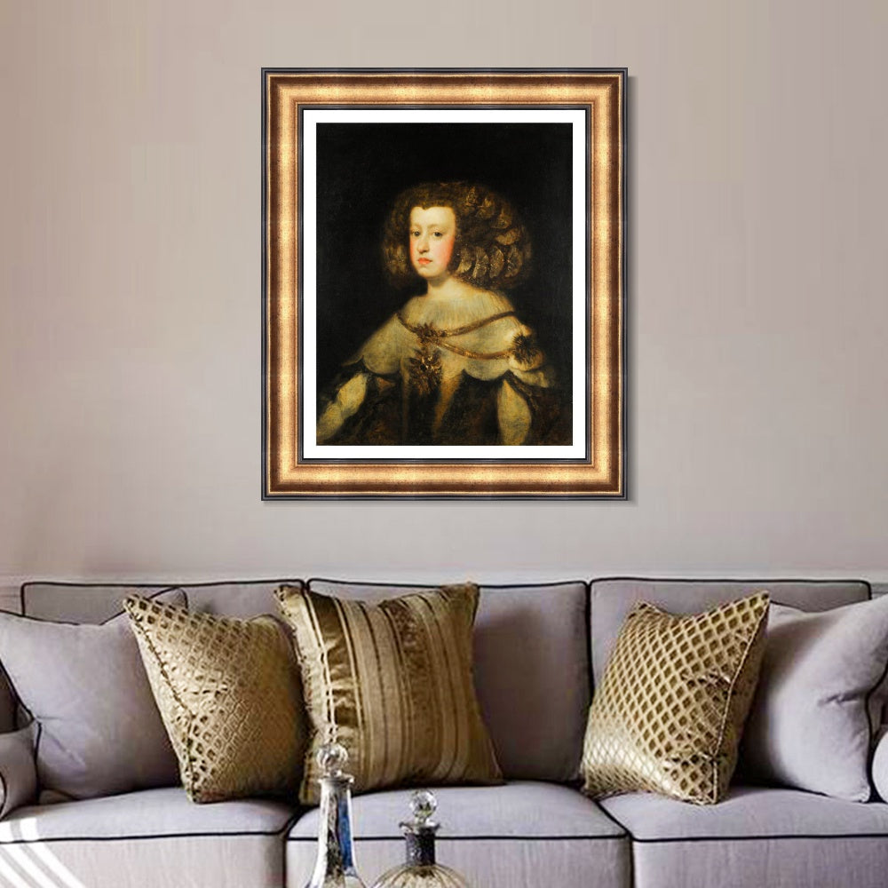 INVIN ART Framed Canvas Art Giclee Print Series#004 by Diego Velazquez Wall Art