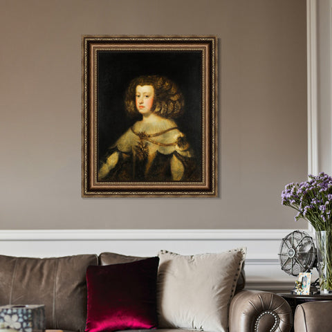 INVIN ART Framed Canvas Art Giclee Print Series#004 by Diego Velazquez Wall Art Living Room Home Office Decorations