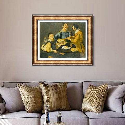 INVIN ART Framed Canvas Art Giclee Print Series#005 by Diego Velazquez Wall Art Living Room Home Office Decorations