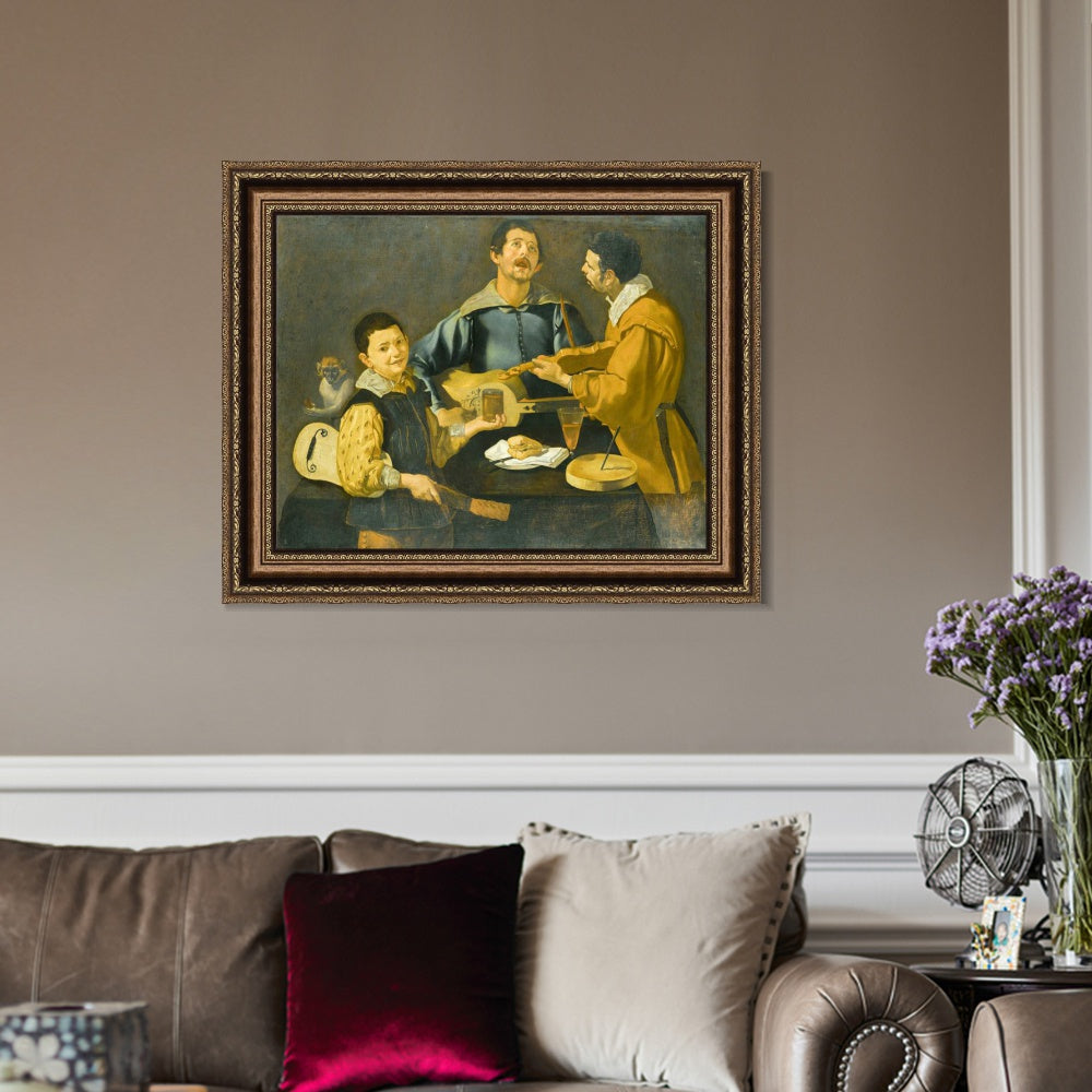 INVIN ART Framed Canvas Art Giclee Print Series#005 by Diego Velazquez Wall Art
