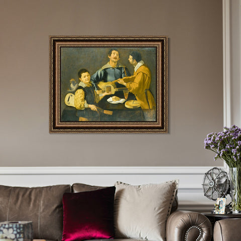 INVIN ART Framed Canvas Art Giclee Print Series#005 by Diego Velazquez Wall Art Living Room Home Office Decorations