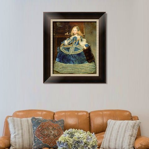 INVIN ART Framed Canvas Art Giclee Print Portrait of the Infanta Margarita by the Christian Soul by Diego Velazquez Wall Art Living Decorations
