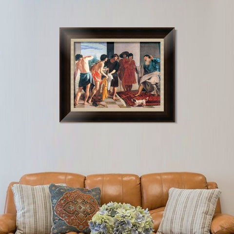 INVIN ART Framed Canvas Art Giclee Print Joseph's Bloody Coat Brought to Jacob by the Christian Soul by Diego Velazquez Wall Art Living Decorations