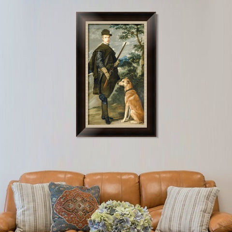 INVIN ART Framed Canvas Art Giclee Print Portrait of Cardinal-Infante Ferdinand of Austria by Diego Velazquez Wall Art Living Room Home Office Decorations