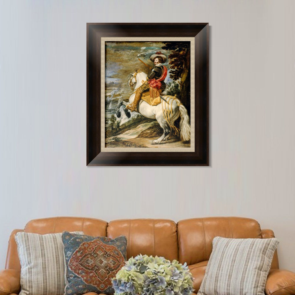 INVIN ART Framed Canvas Art Giclee Print Series#026 by the Christian Soul by Diego Velazquez Wall Art