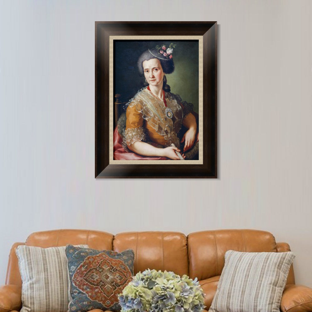 INVIN ART Framed Canvas Art Giclee Print Zacarias by the Christian Soul by Diego Velazquez Wall Art