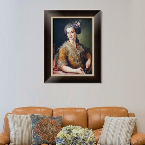 INVIN ART Framed Canvas Art Giclee Print Zacarias by the Christian Soul by Diego Velazquez Wall Art Living Room Home Office Decorations