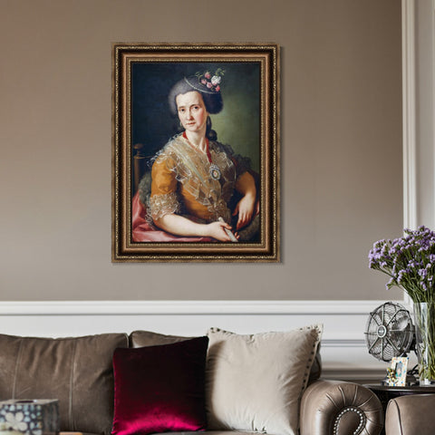 INVIN ART Framed Canvas Art Giclee Print Zacarias by the Christian Soul by Diego Velazquez Wall Art Living Room Home Office Decorations