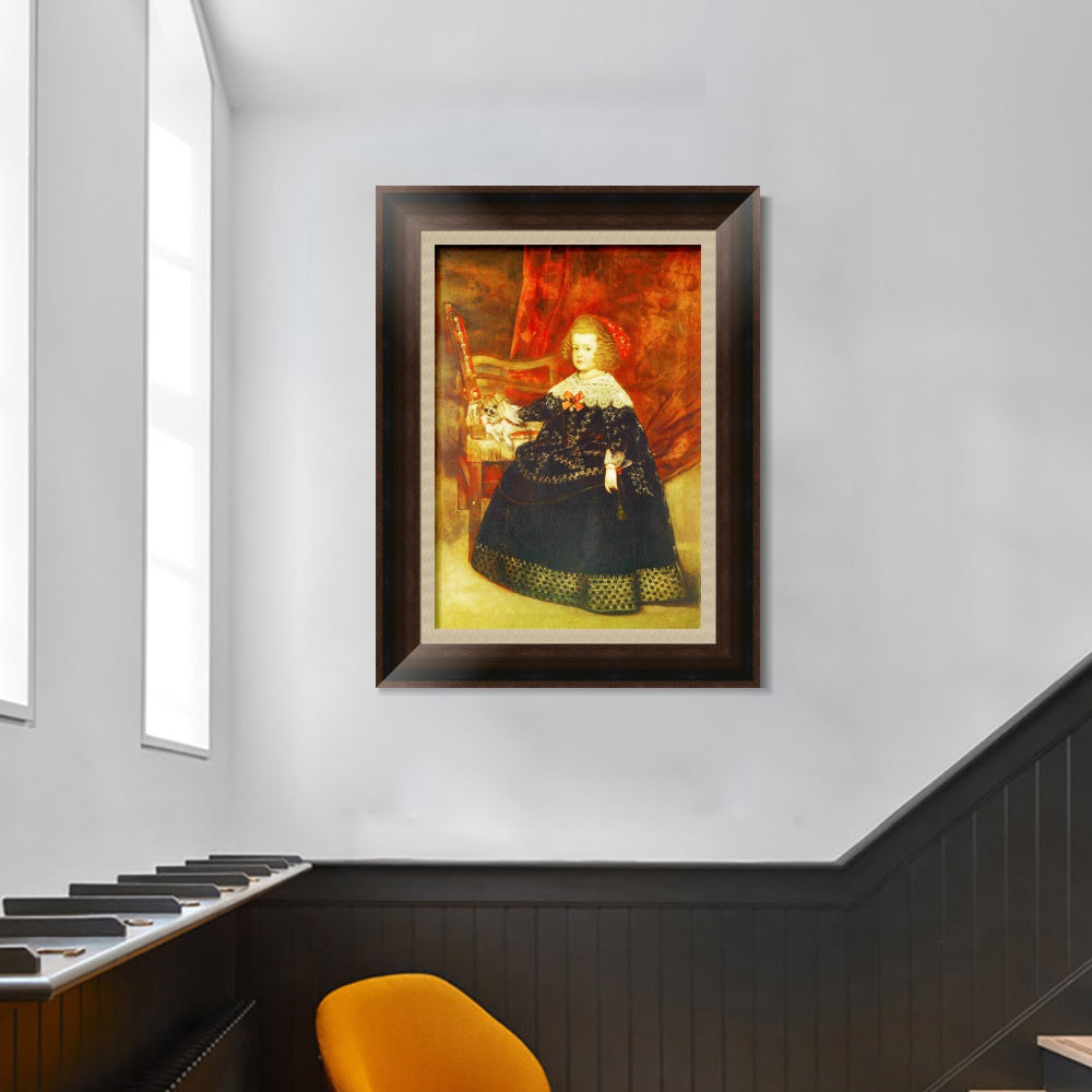 INVIN ART Framed Canvas Art Giclee Print Series#032 by the Christian Soul by Diego Velazquez Wall Art