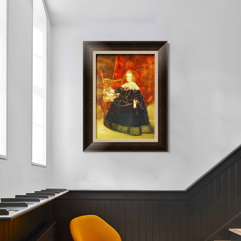 INVIN ART Framed Canvas Art Giclee Print Series#032 by the Christian Soul by Diego Velazquez Wall Art Living Room Home Office Decorations