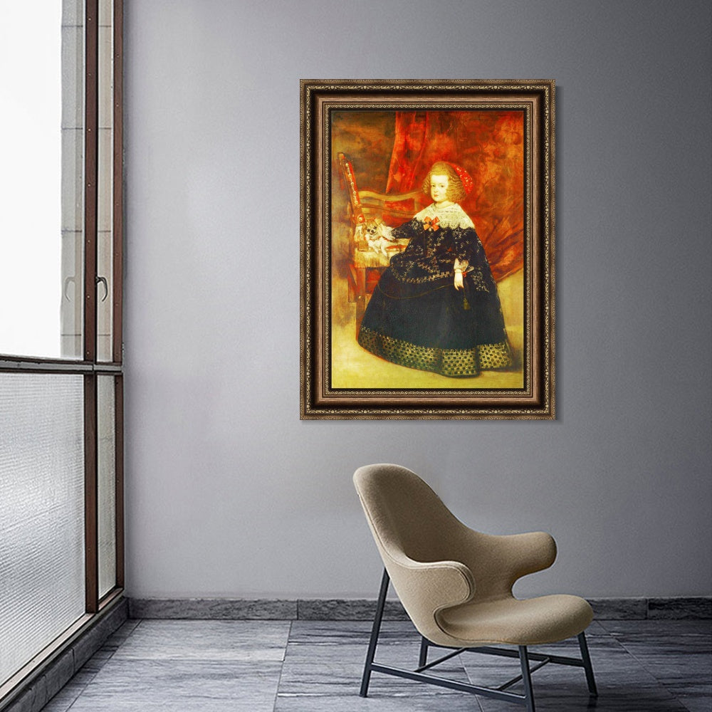 INVIN ART Framed Canvas Art Giclee Print Series#032 by the Christian Soul by Diego Velazquez Wall Art