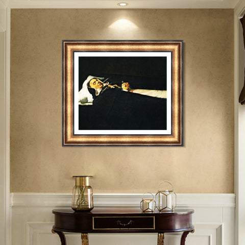 INVIN ART Framed Canvas Art Giclee Print Simon Rojas Velazquez by the Christian Soul by Diego Velazquez Wall Art Living Room Home Office Decorations