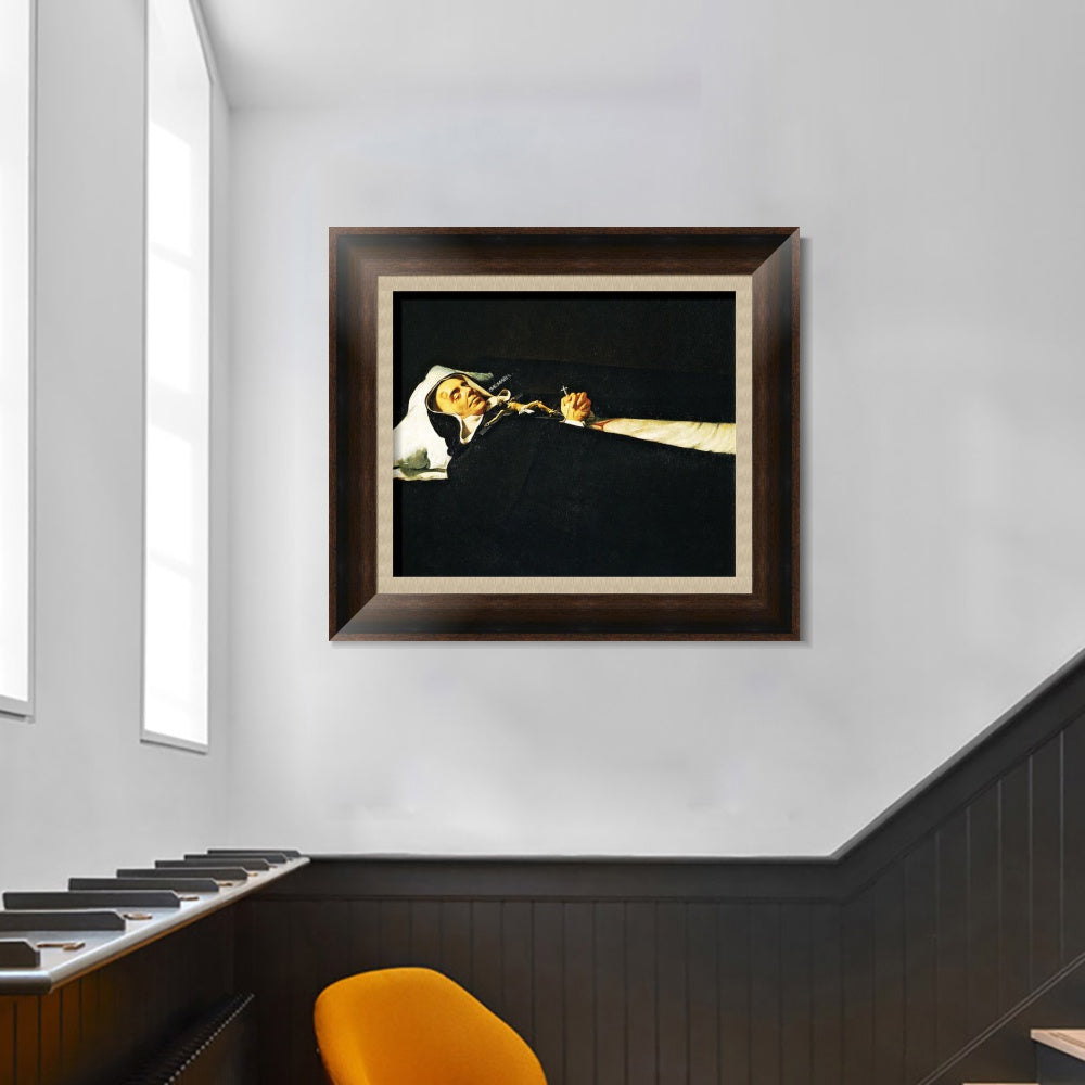 INVIN ART Framed Canvas Art Giclee Print Simon Rojas Velazquez by the Christian Soul by Diego Velazquez Wall Art