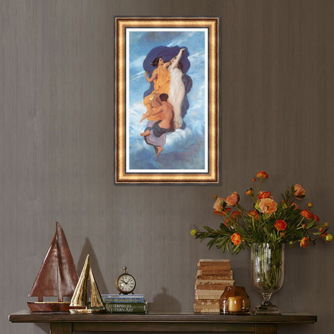 INVIN ART Framed Canvas Art Giclee Print Series#175 by William Adolphe Bouguereau Wall Art Living Room Home Office Decorations