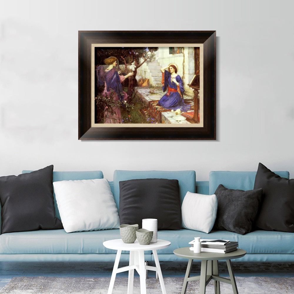 INVIN ART Framed Canvas Art Giclee Print Series#016 by John William Waterhouse Wall Art