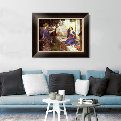 INVIN ART Framed Canvas Art Giclee Print Series#016 by John William Waterhouse Wall Art Living Room Home Office Decorations