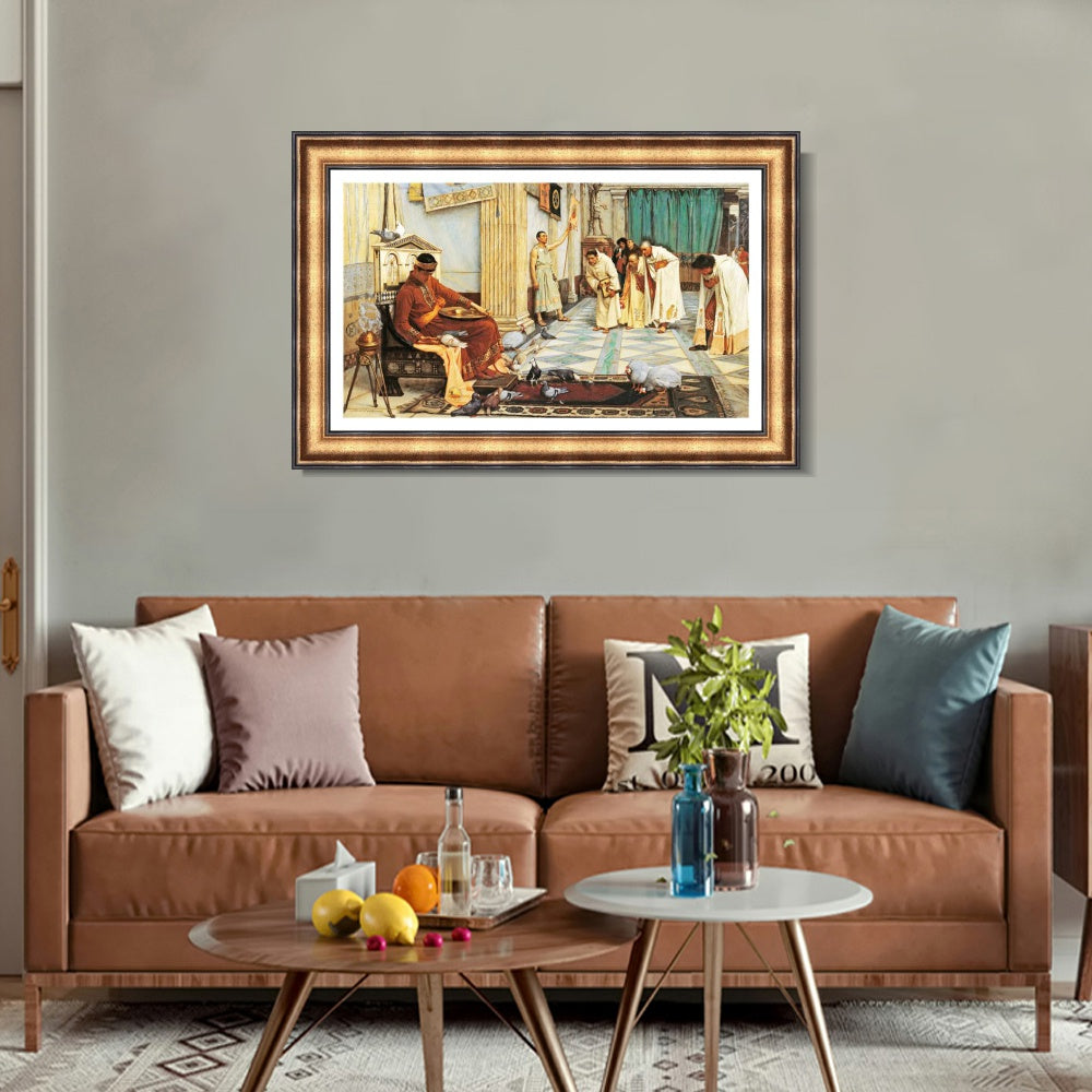 INVIN ART Framed Canvas Art Giclee Print Series#022 by John William Waterhouse Wall Art