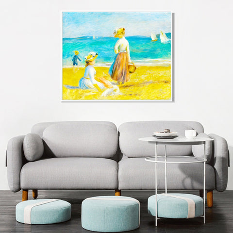 INVIN ART Framed Canvas Series#051 by Pierre Auguste Renoir Wall Art Living Room Home Office Decorations