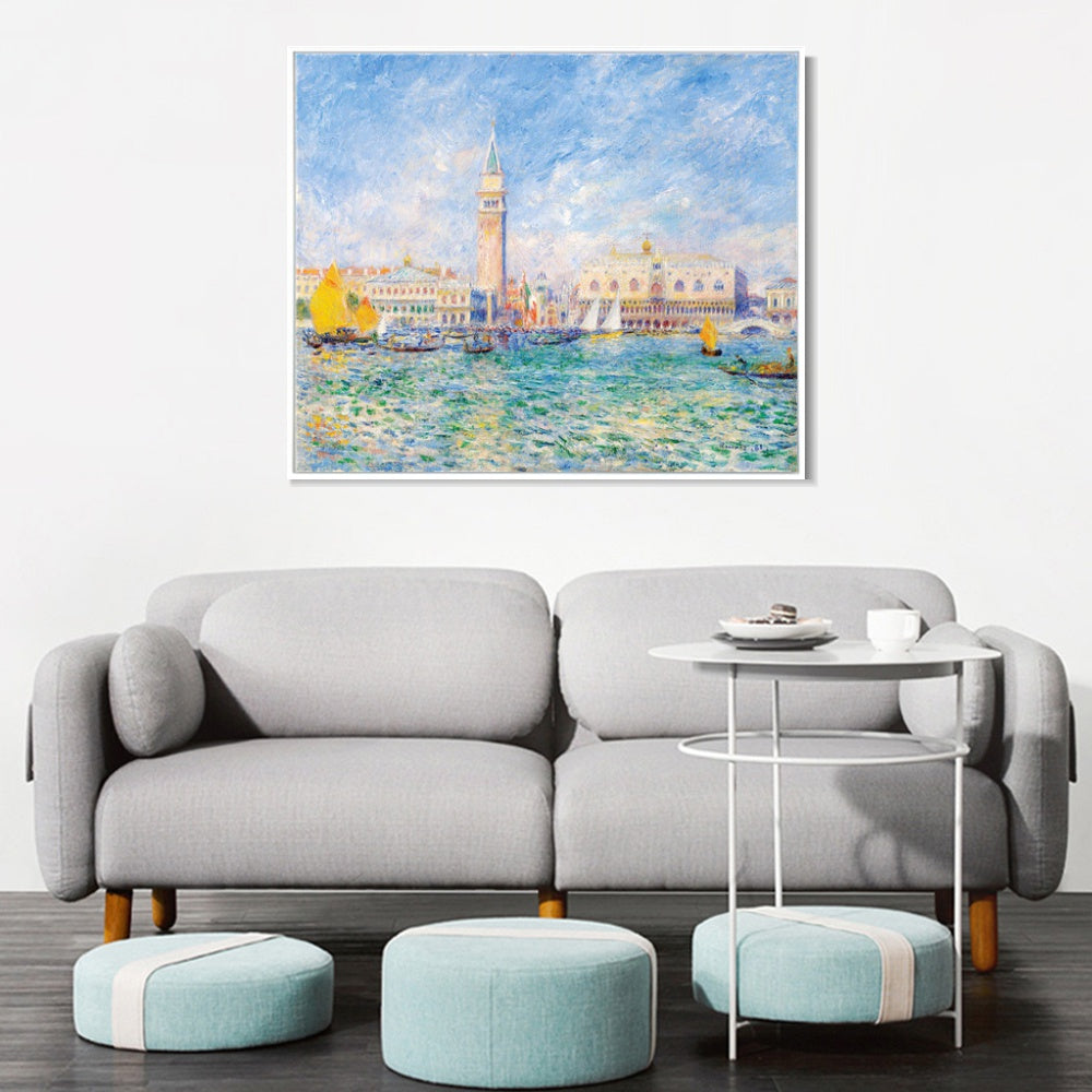 INVIN ART Framed Canvas Series#065 by Pierre Auguste Renoir Wall Art Living Room Home Office Decorations