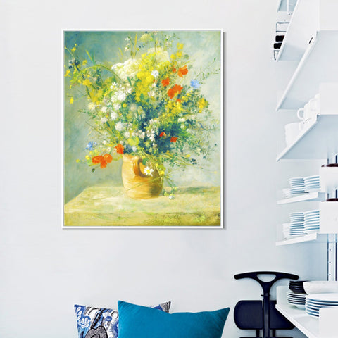 INVIN ART Framed Canvas Series#066 by Pierre Auguste Renoir Wall Art Living Room Home Office Decorations