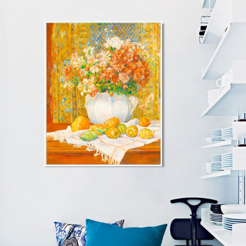 INVIN ART Framed Canvas Series#075 by Pierre Auguste Renoir Wall Art Living Room Home Office Decorations