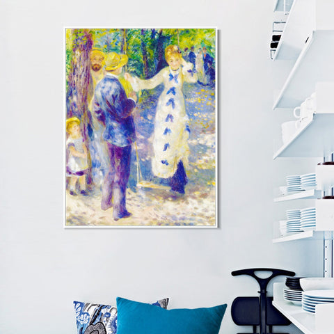 INVIN ART Framed Canvas Series#078 by Pierre Auguste Renoir Wall Art Living Room Home Office Decorations