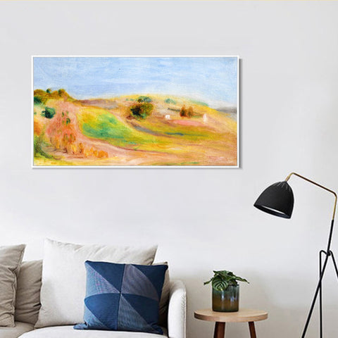 INVIN ART Framed Canvas PAYSAGE 9 by Pierre Auguste Renoir Wall Art Living Room Home Office Decorations