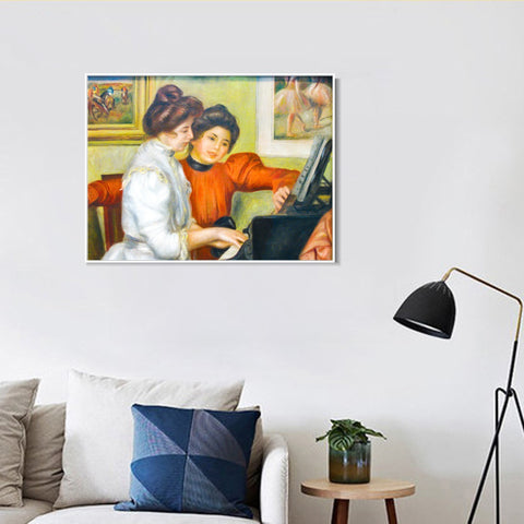 INVIN ART Framed Canvas Series#182 by Pierre Auguste Renoir Wall Art Living Room Home Office Decorations