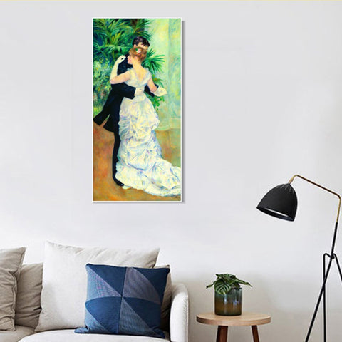 INVIN ART Framed Canvas Dancer2 by Pierre Auguste Renoir Wall Art Living Room Home Office Decorations