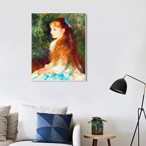 INVIN ART Framed Canvas Series#189 by Pierre Auguste Renoir Wall Art Living Room Home Office Decorations