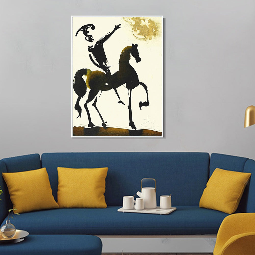 INVIN ART Framed Canvas Series#024 by Salvador Dal Wall Art Living Room Home Office Decorations