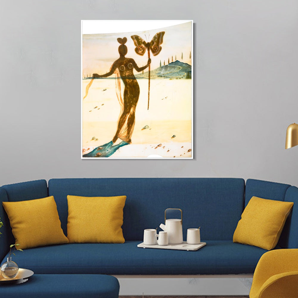 INVIN ART Framed Canvas Series#035 by Salvador Dal Wall Art Living Room Home Office Decorations