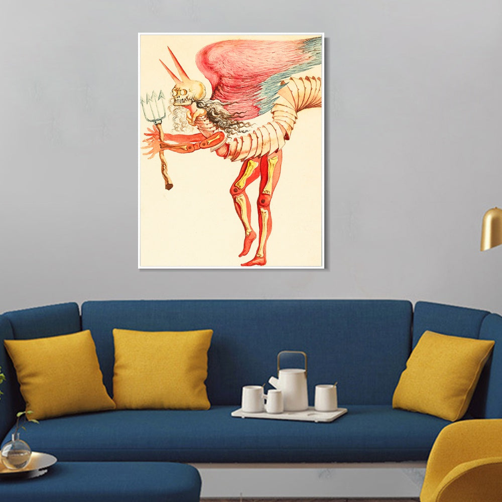 INVIN ART Framed Canvas Series#039 by Salvador Dal Wall Art Living Room Home Office Decorations