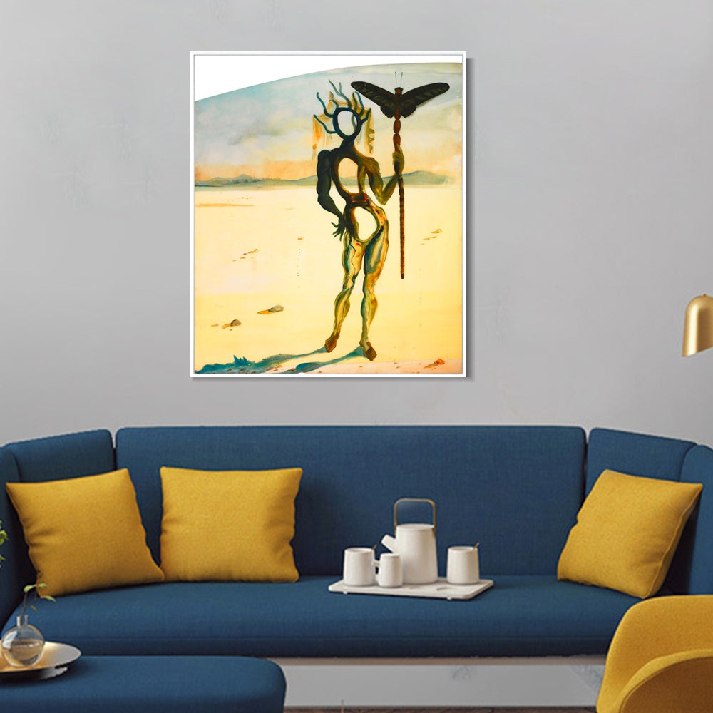 INVIN ART Framed Canvas Series#060 by Salvador Dal Wall Art Living Room Home Office Decorations