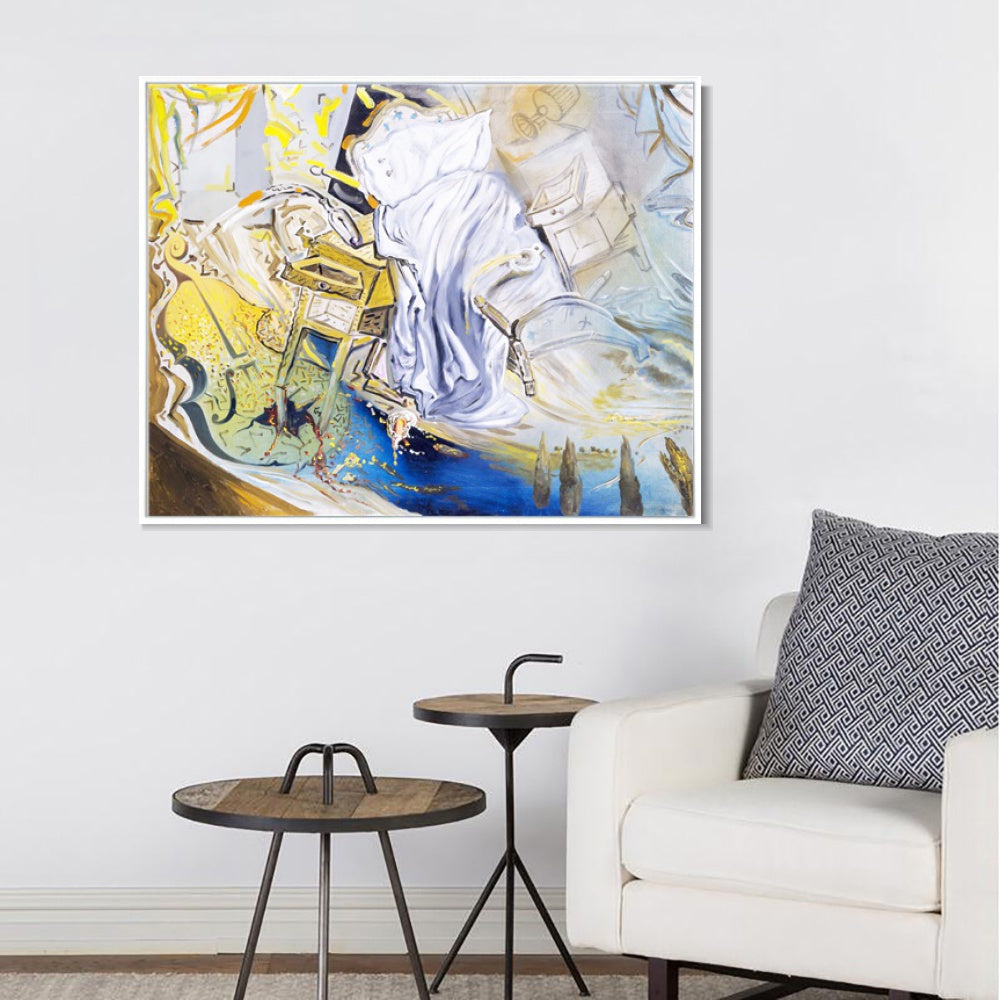 INVIN ART Framed Canvas Series#090 by Salvador Dal Wall Art Living Room Home Office Decorations