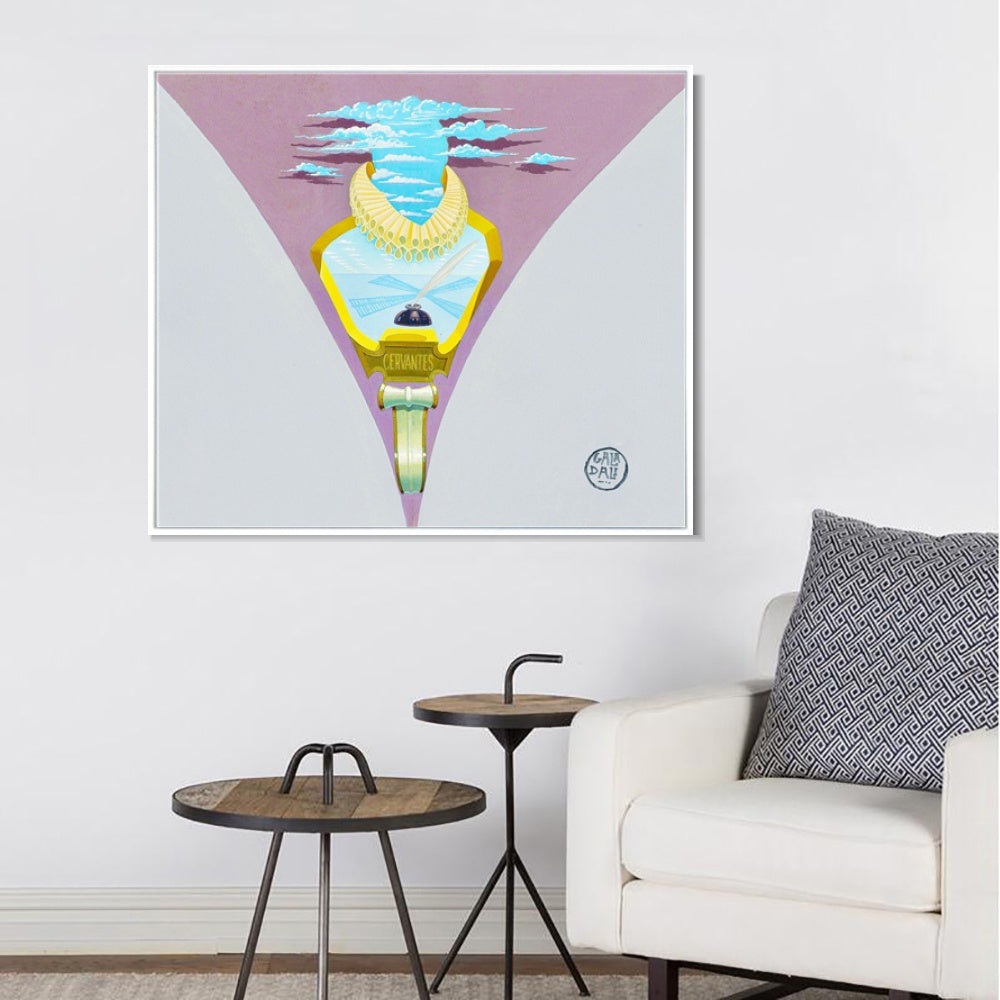 INVIN ART Framed Canvas Series#091 by Salvador Dal Wall Art Living Room Home Office Decorations