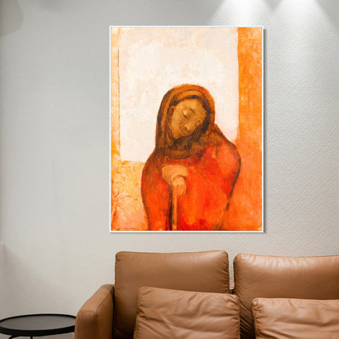 INVIN ART Framed Canvas Series#022 by Odilon Redon Wall Art Living Room Home Office Decorations