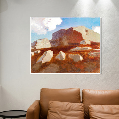 INVIN ART Framed Canvas Series#032 by Odilon Redon Wall Art Living Room Home Office Decorations