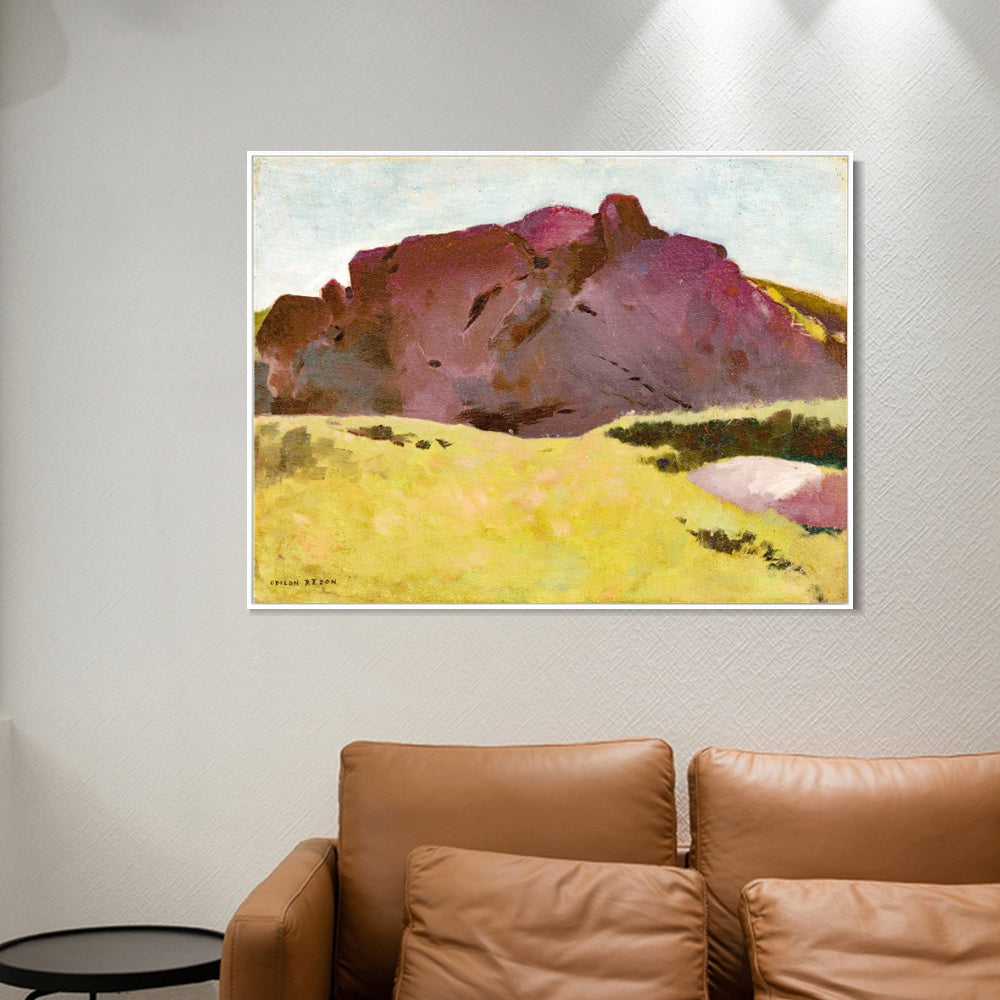 INVIN ART Framed Canvas Series#048 by Odilon Redon Wall Art Living Room Home Office Decorations