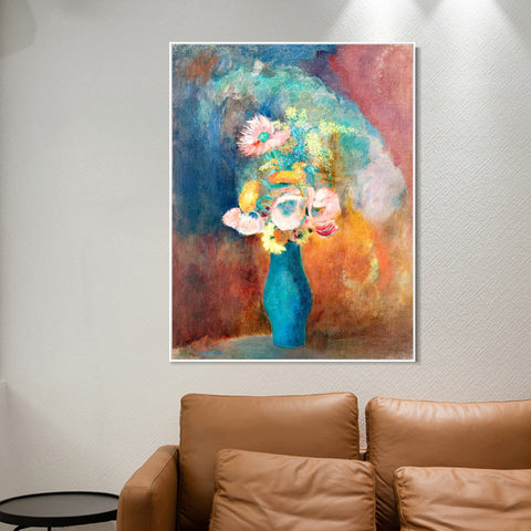 INVIN ART Framed Canvas Series#053 by Odilon Redon Wall Art Living Room Home Office Decorations