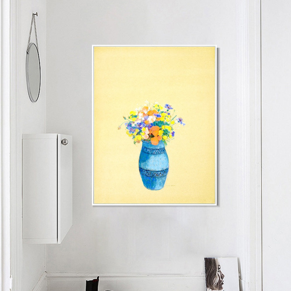 INVIN ART Framed Canvas Series#081 by Odilon Redon Wall Art Living Room Home Office Decorations