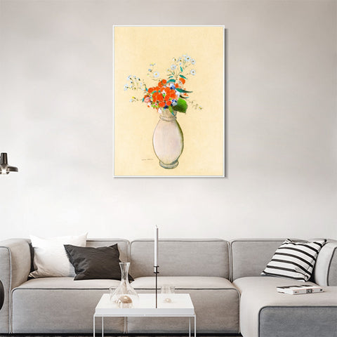 INVIN ART Framed Canvas Series#097 by Odilon Redon Wall Art Living Room Home Office Decorations