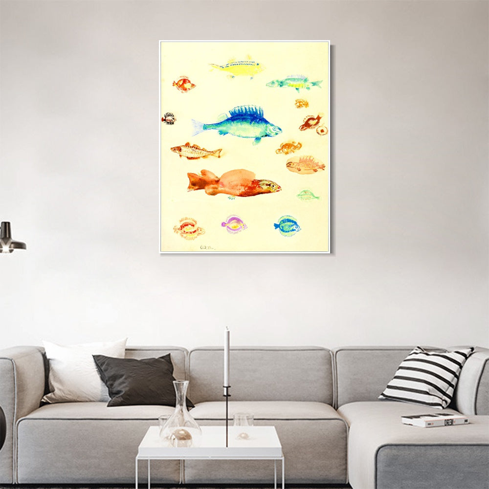 INVIN ART Framed Canvas Series#111 by Odilon Redon Wall Art Living Room Home Office Decorations