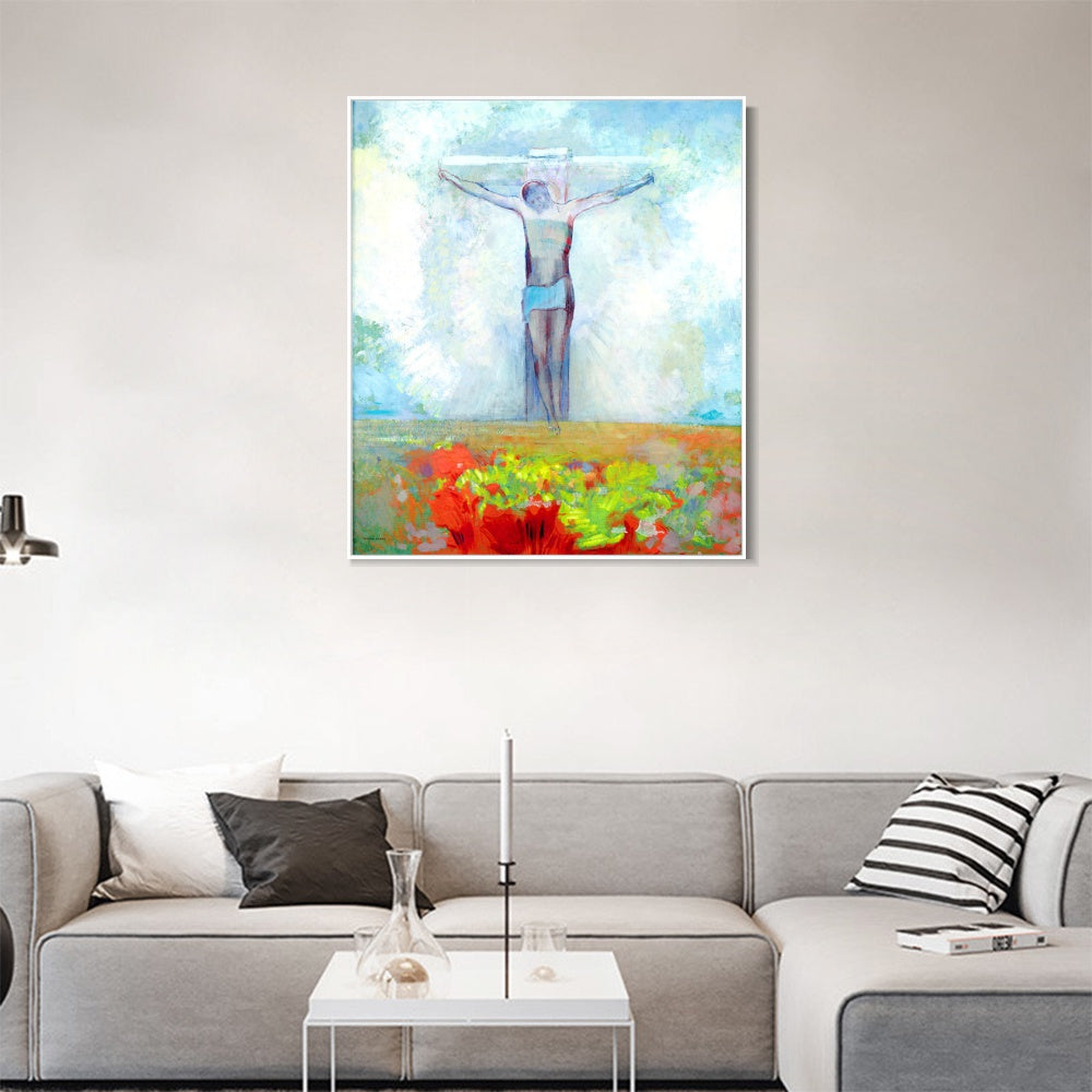 INVIN ART Framed Canvas Series#112 by Odilon Redon Wall Art Living Room Home Office Decorations
