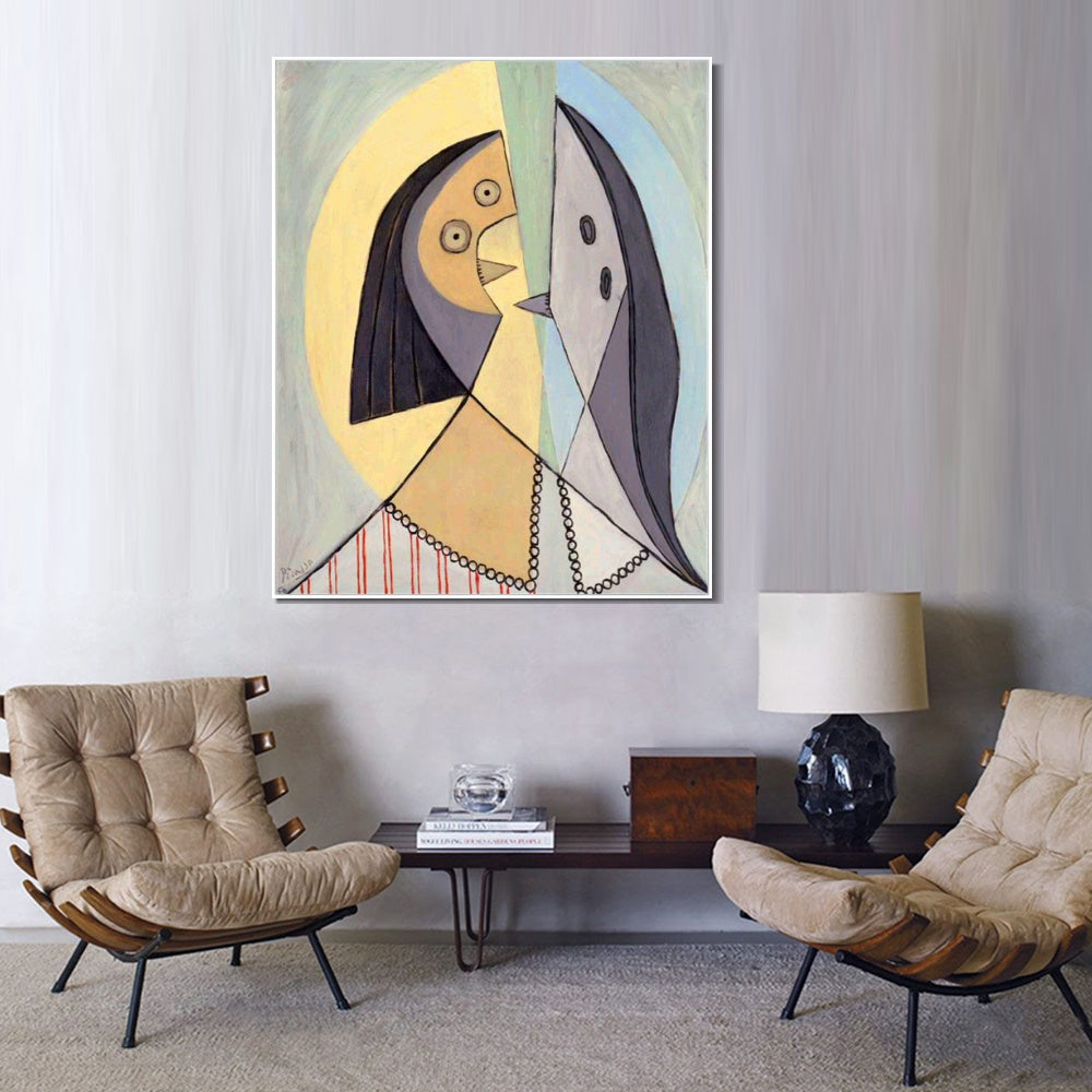INVIN ART Framed Canvas Giclee Print Art 1929 Buste de femme2 by Pablo Picasso Wall Art