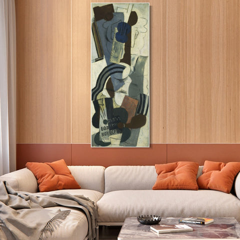 INVIN ART Framed Canvas Giclee Print Art Series#385 by Pablo Picasso Wall Art Living Room Home Office Decorations