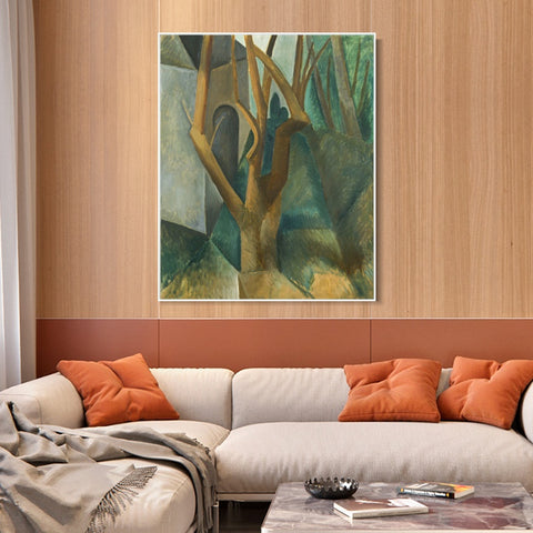 INVIN ART Framed Canvas Giclee Print Art Series#389 by Pablo Picasso Wall Art Living Room Home Office Decorations